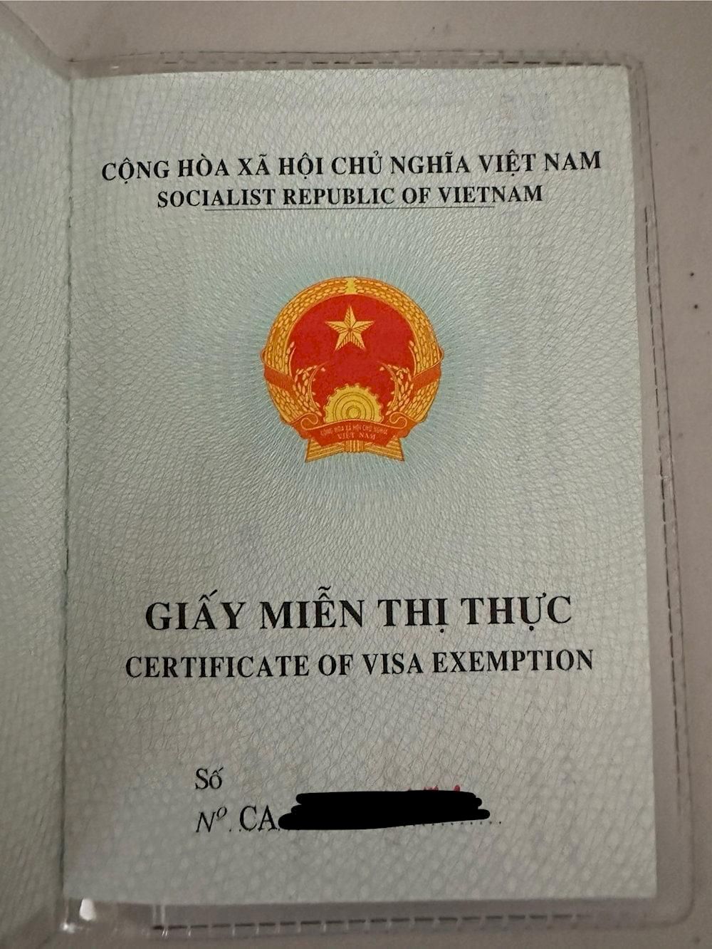 You will receive either a booklet or a stamp physically in the passport (Source: Reddit)